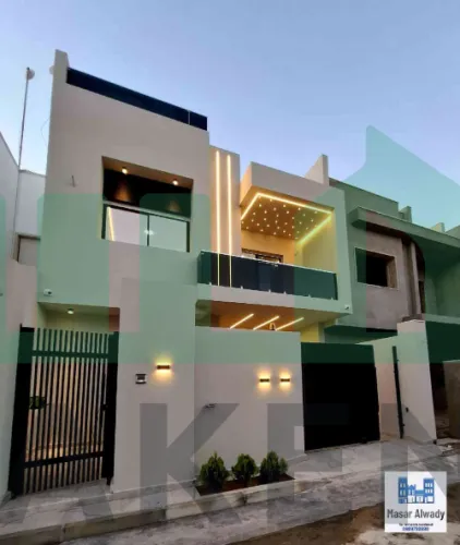 🏠  ڤيلا للبيع VIP  دورين وملحق و حوض سباحة تصميم