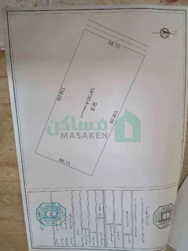 ارض للبيع في البيضاء في  جساسيه