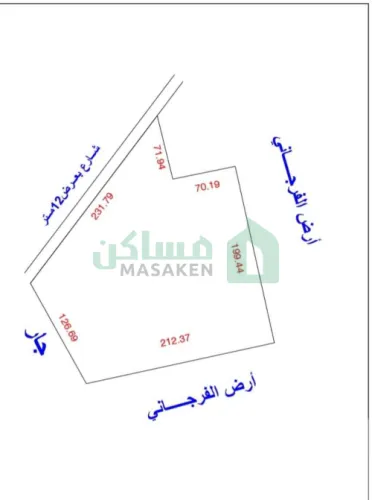 قطعه ارض سكنيه