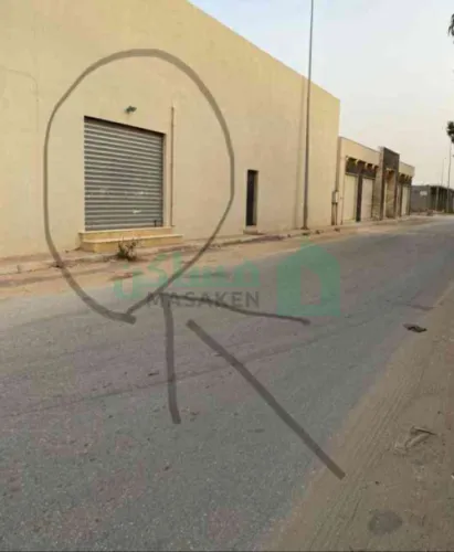 مخزن للايجار المساحة 12في 5 "60"متر ع الرئيسي