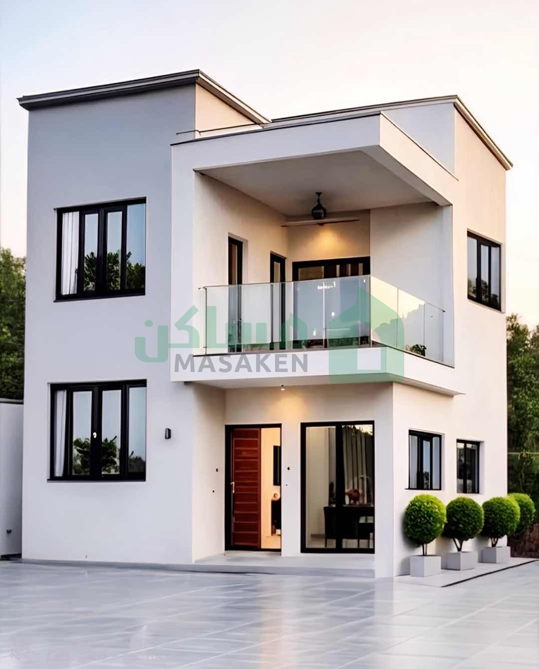 فيلا للبيع شارع الاسلاك على الطريق معبد قطران