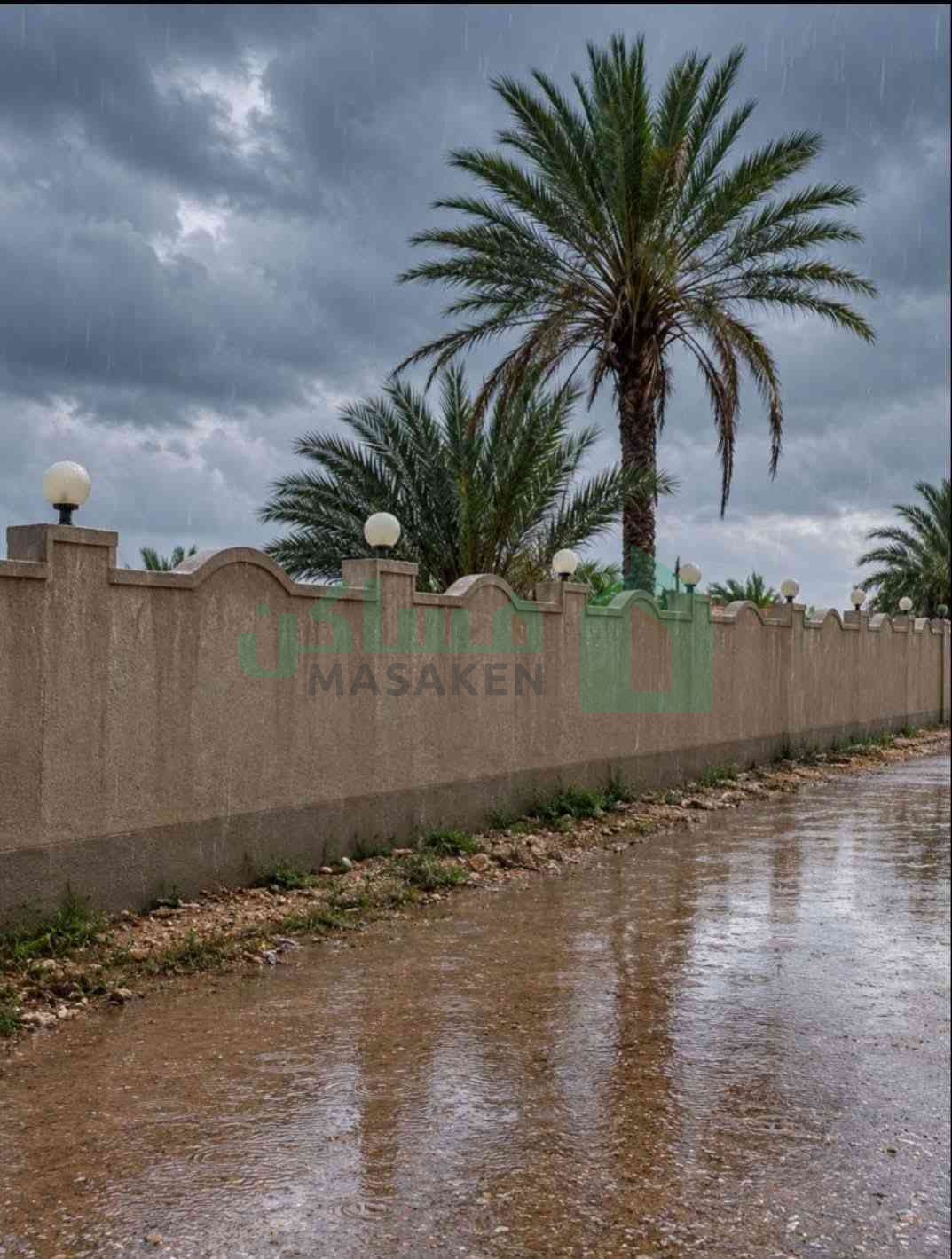 أرض واسعة بمساحة م تقارب عن نصف هكتار في الهواري