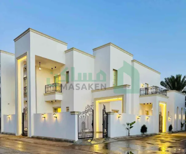 فيلا واجهتين من طابقين مفصولات