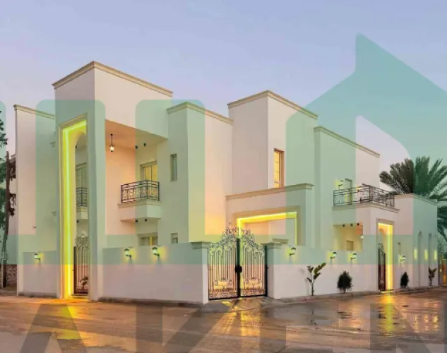 🤩فيلا من طابقين مفصولات واجهتين تشطيب فاخر ممتاز ل